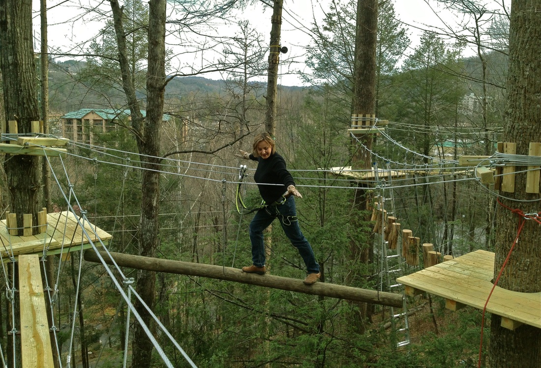 Gatlinburg Ziplines & Ropes Course Places to See in Tennessee